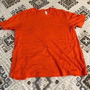 Lululemon Crew-Neck Training Tee with tie-back, size 4